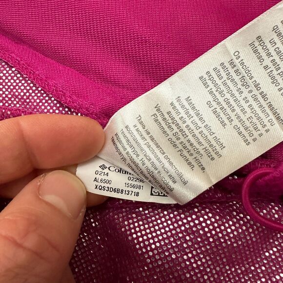 Columbia Dotswarm II Omni Heat Fleece Jacket Womens Medium Pink Outdoor Hiking - Picture 8 of 13